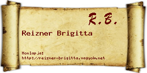 Reizner Brigitta névjegykártya